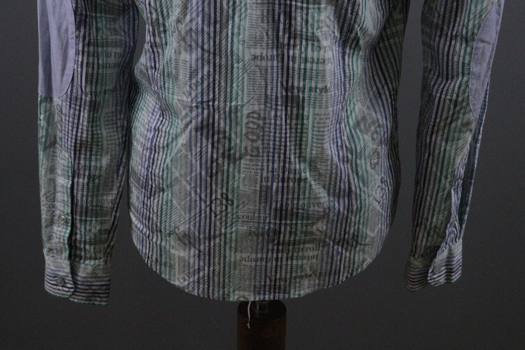 Desigual Barcelona Multicolor Striped Long Sleeve Button Down Shirt – Size L