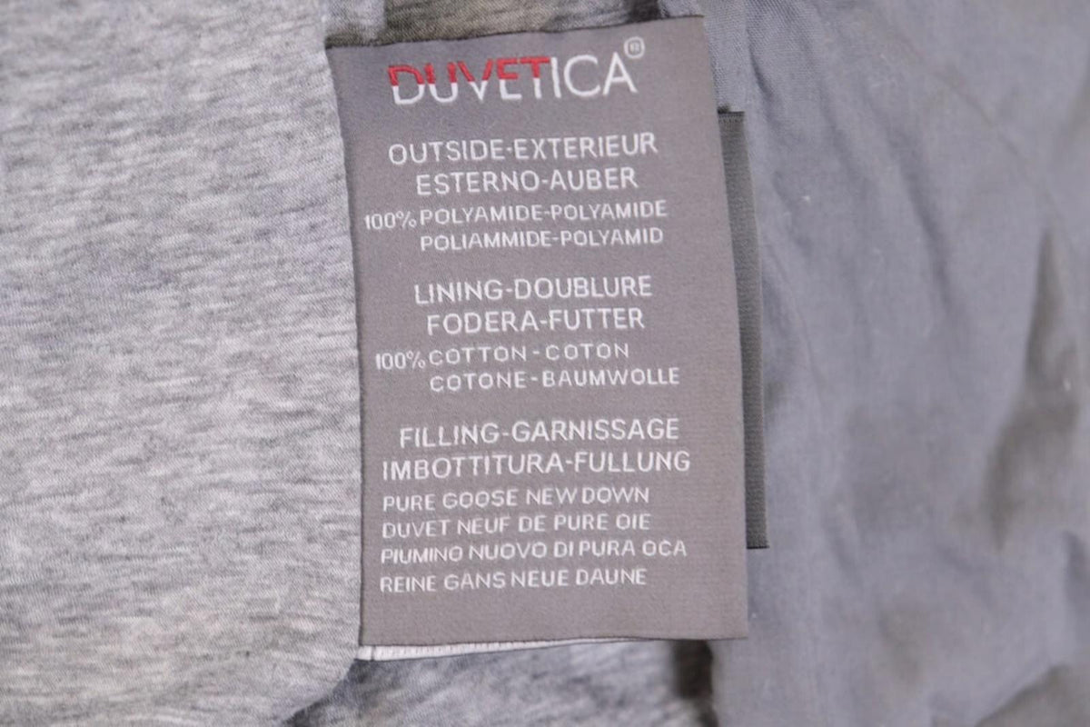 DUVETICA Blue Nylon Lightweight Hooded Full Zip Jacket – Size 46