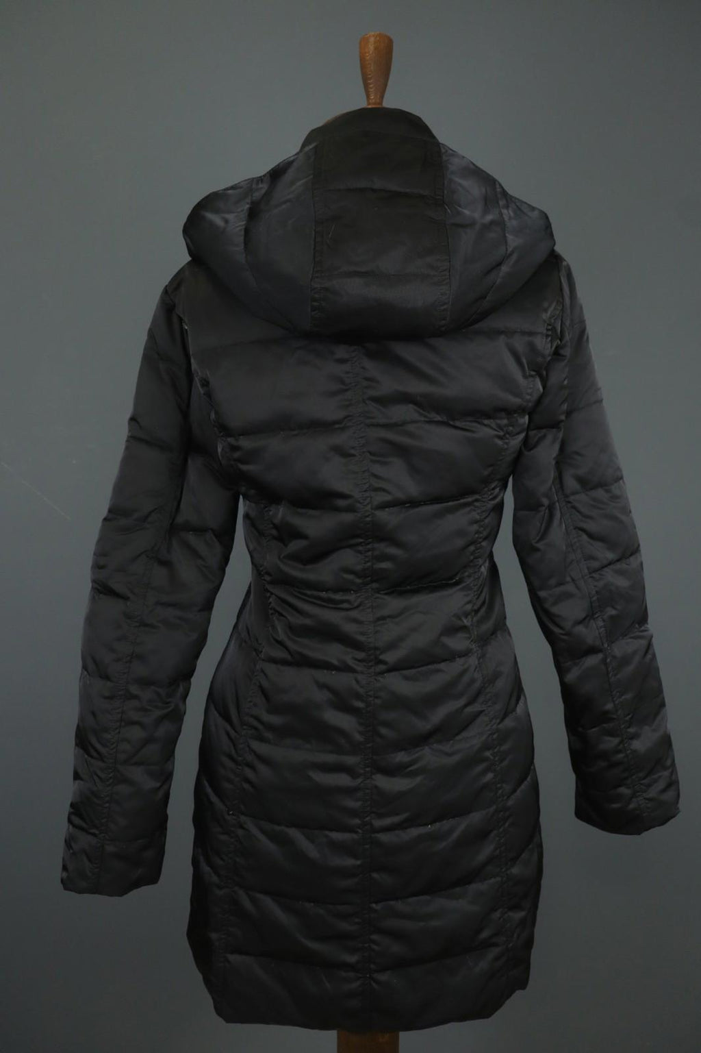 MARELLA Sport Warm Me Up Black Hooded Long Sleeve Full Zip Puffer Jacket – Size 36