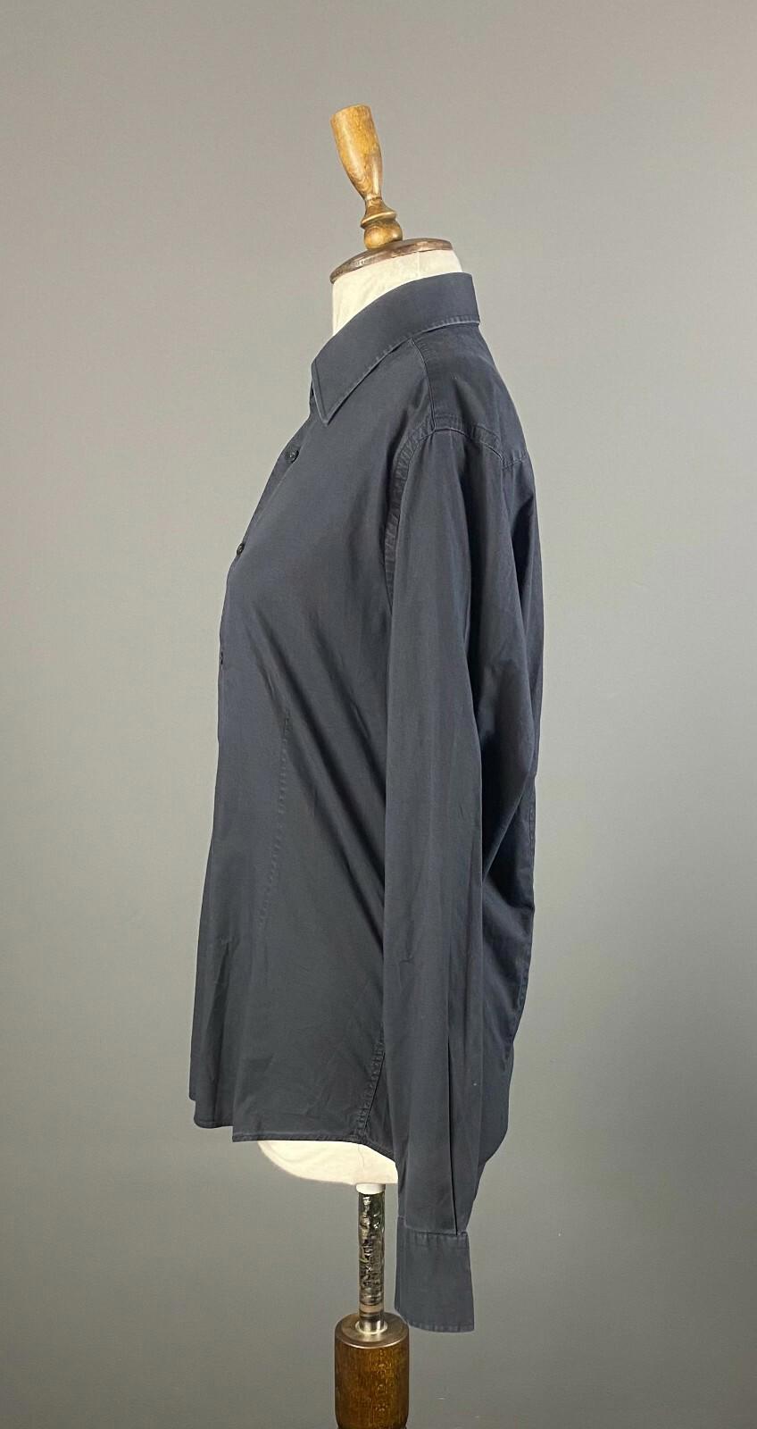VALENTINO ROMA Black Slim Fit Long Sleeve Blouse Shirt – Size 16 / 41