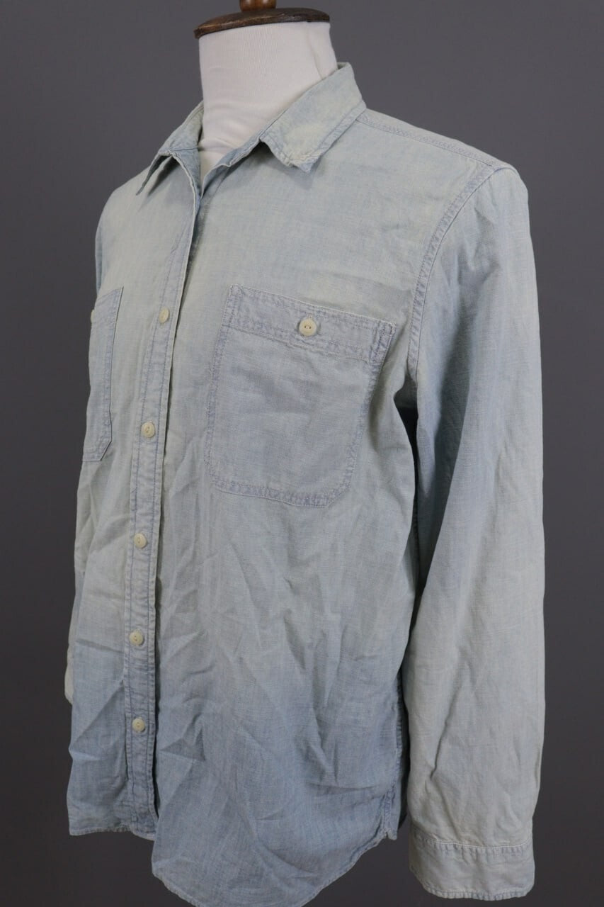 Denim & Supply Ralph Lauren Blue Long Sleeve Denim Over Shirt XL – Men's