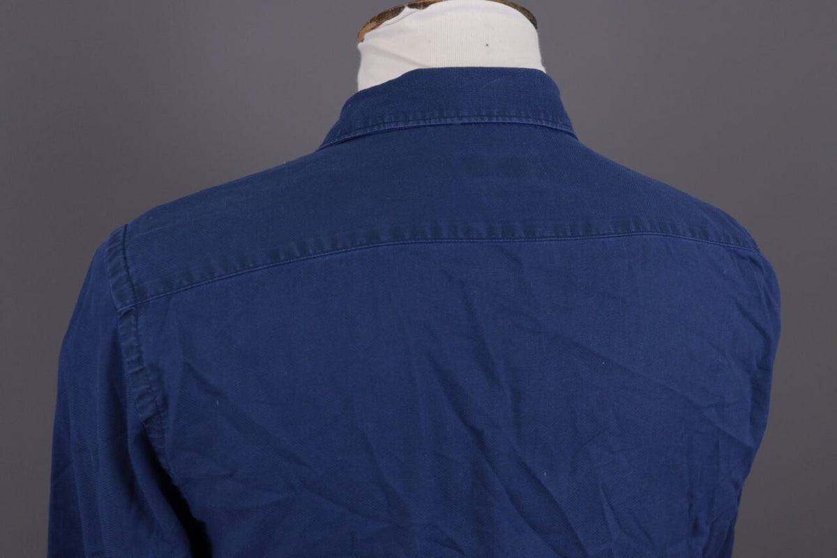 Closed Regular Blue Long Sleeve Button Down Shirt – Size L