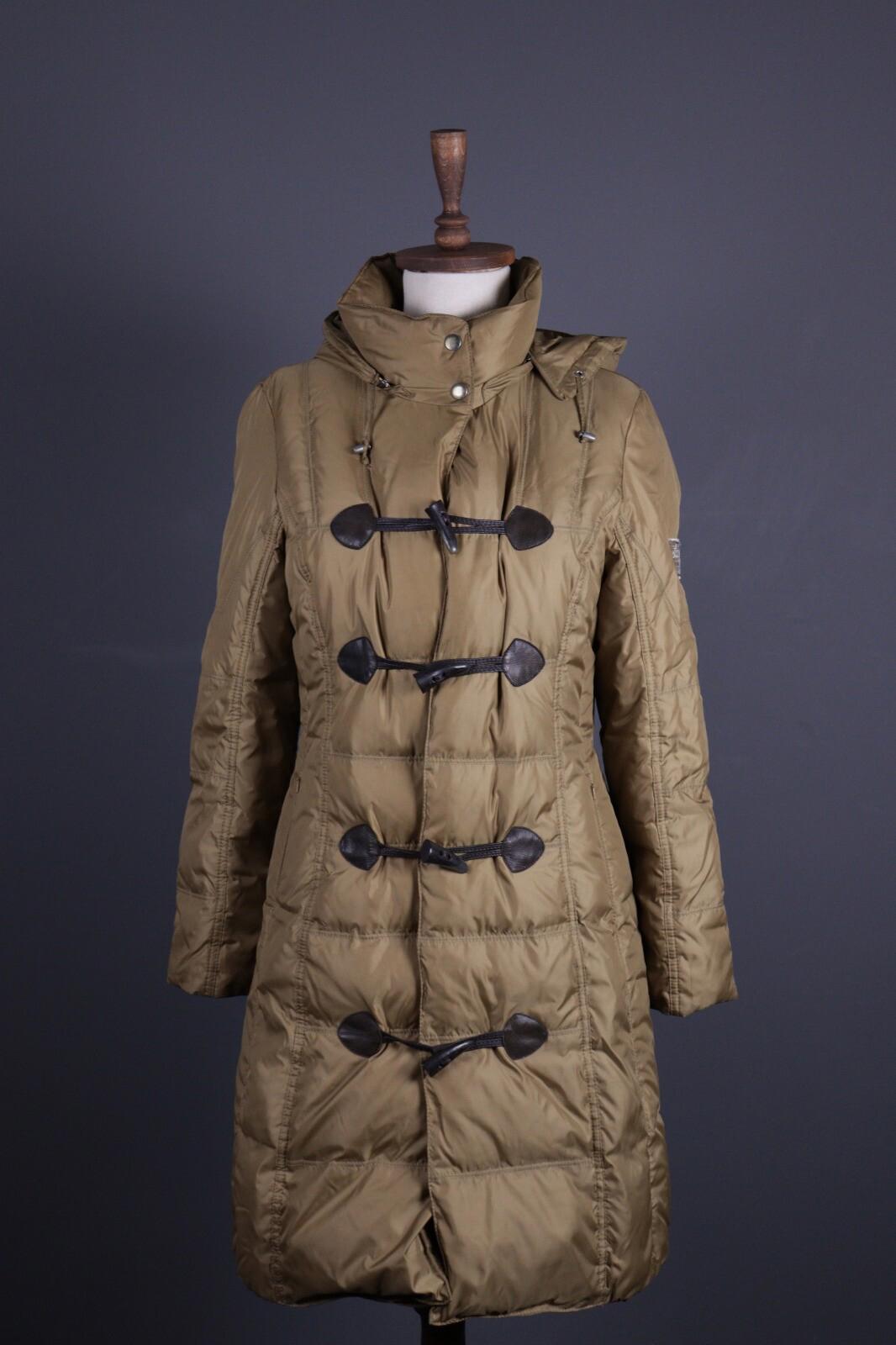 LAUREL JEANS Brown Quilted Duffle Coat Jacket – Size 34 / XS