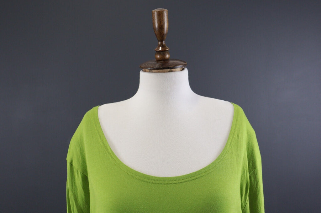 Gudrun Sjoden Green Boat Beck Long Sleeve Pullover Blouse – Size XXL