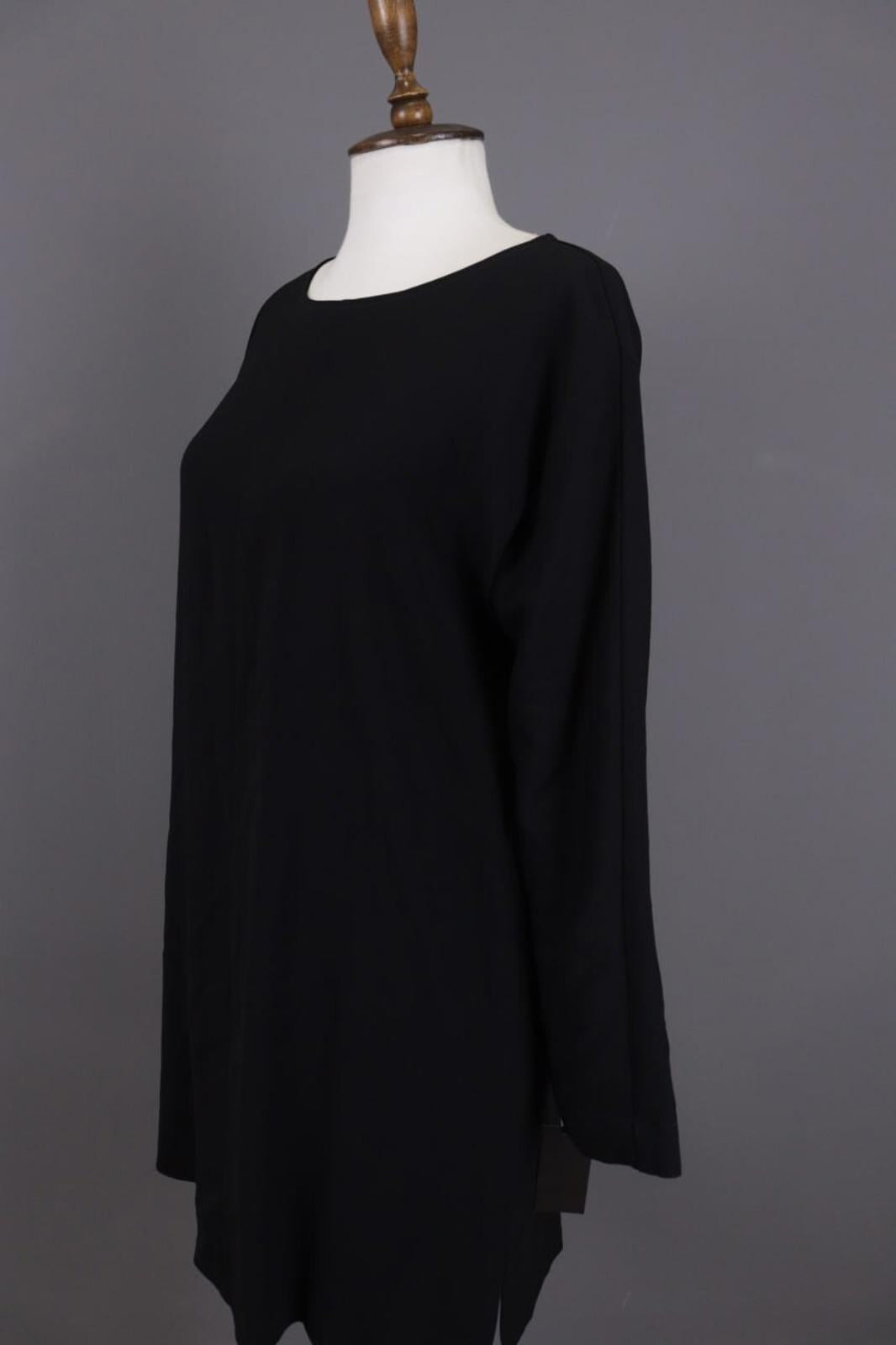 BNWT OSKA Black Lagenlook Oversize Long Sleeve Sweater Midi Dress – Size 1