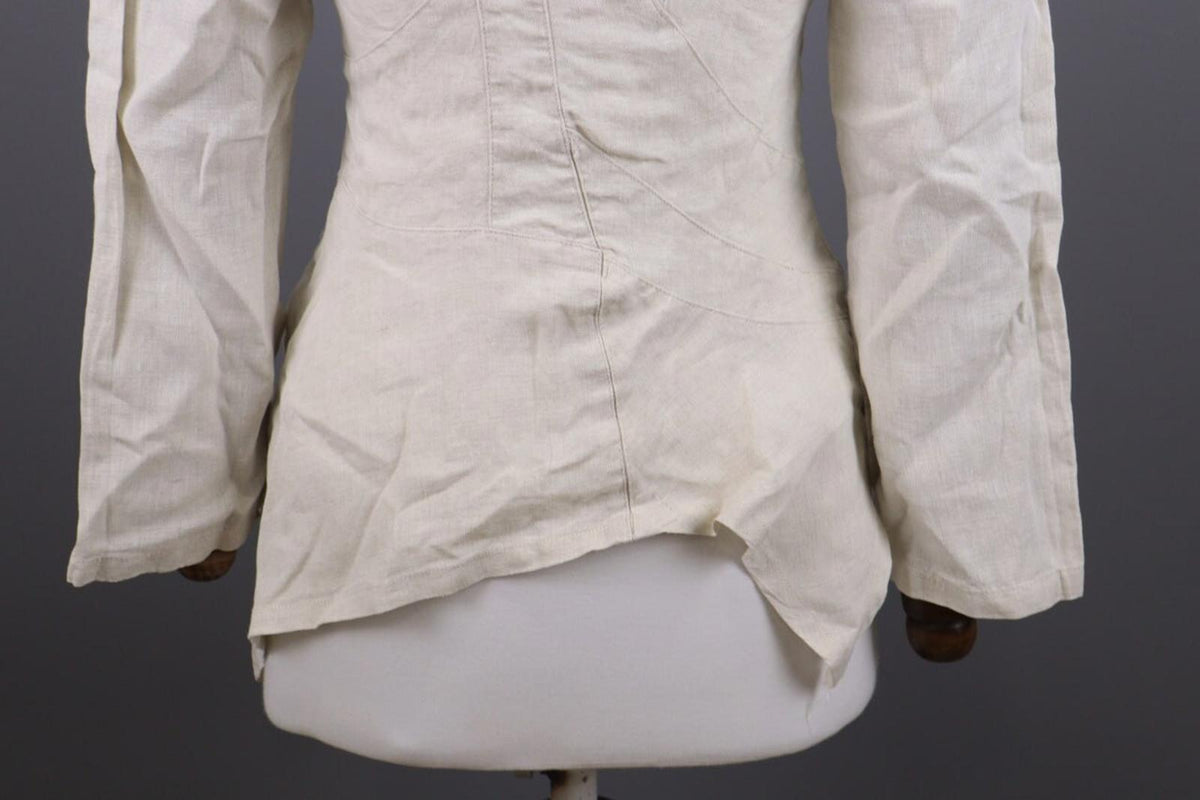 IVAN GRUNDAHL Beige Linen Button Down Lightweight Blazer Jacket – Size 36 S