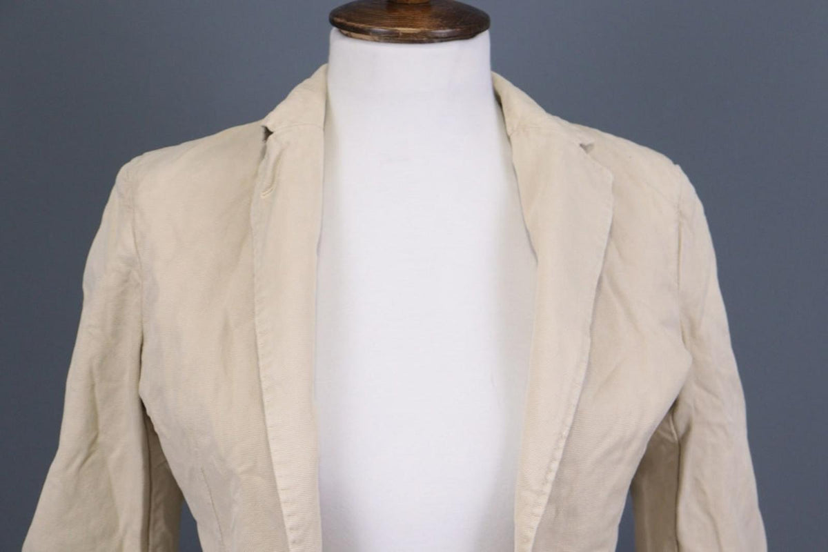 LBM Tan Tailored Fit Formal Notch Lapel Single Breasted Blazer Jacket – Size 42