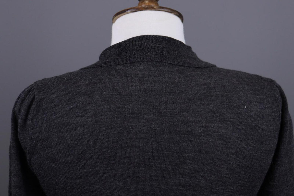 Dolce&Gabbana Gray Henley Short Sleeve Summer Top Shirt – Size M