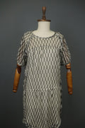 Isabel Marant Etolie Multi Geometric Short Sleeve Round Neck Shift Dress – Size 40