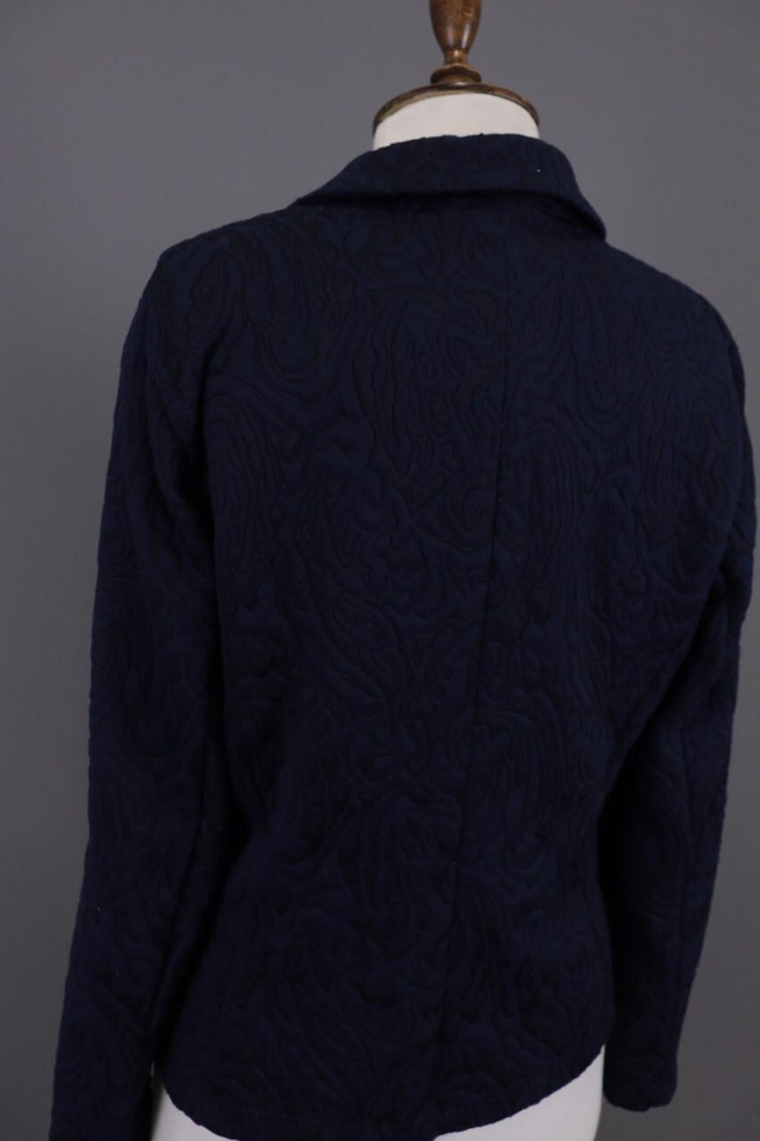 RUNDHOLZ Blue Embroidered Designer Blazer Jacket – Size L