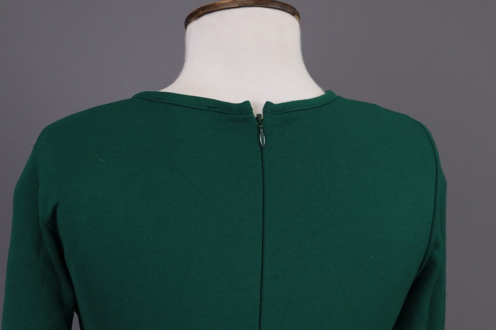 J. Crew Green Long Sleeve Bodycon Evening Midi Dress – Size XS