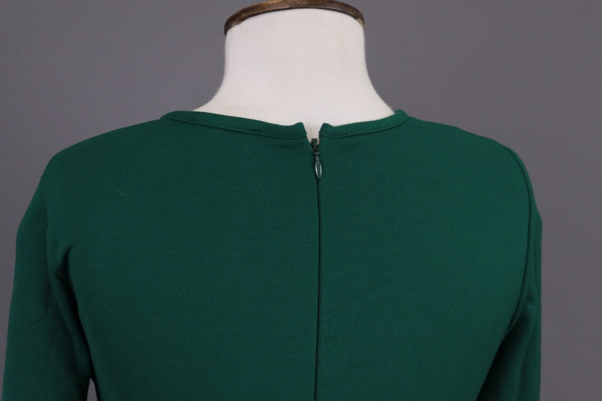 J. Crew Green Long Sleeve Bodycon Evening Midi Dress – Size XS