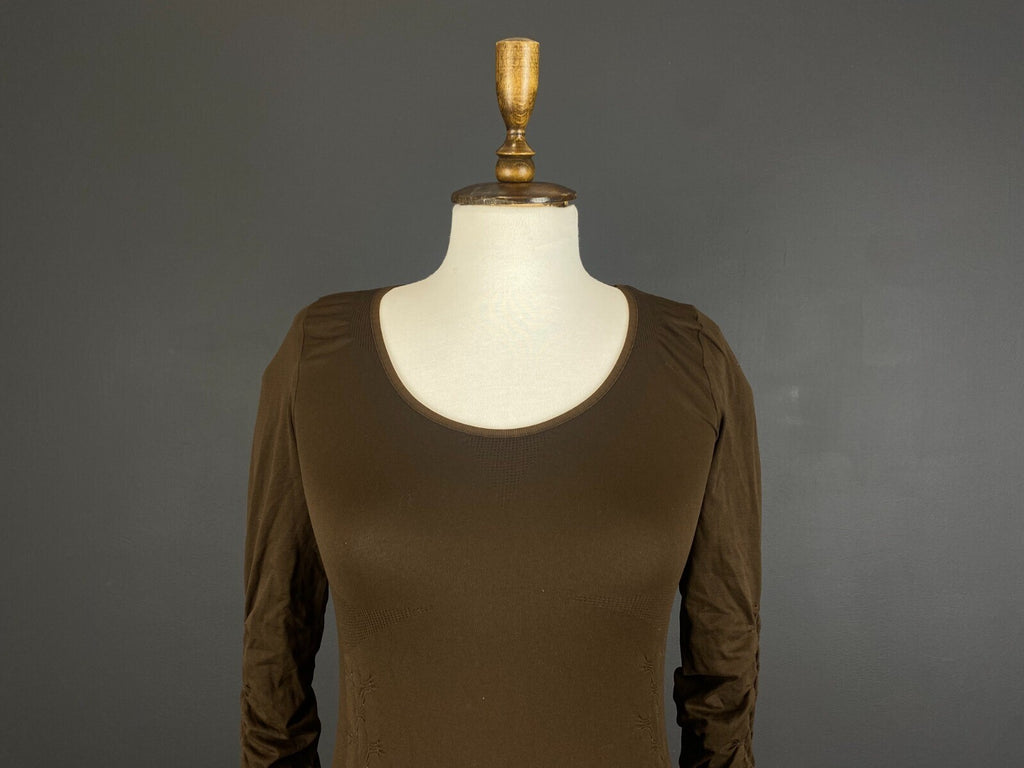 High Use Claire Campbell Brown Summer Bodycon Tunic Dress – Size M
