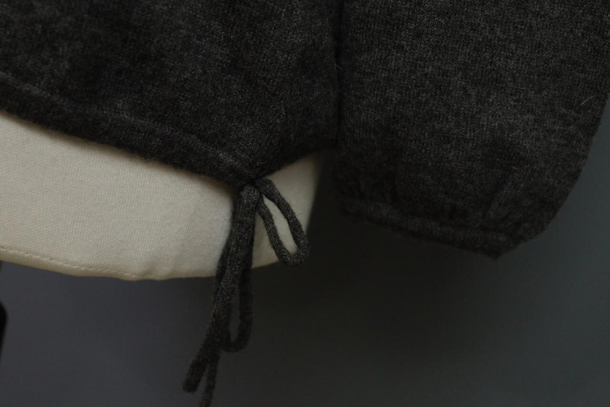 GUDRUN SJODEN Pullover Sweater Gray Wool Knit Lagenlook – Size M