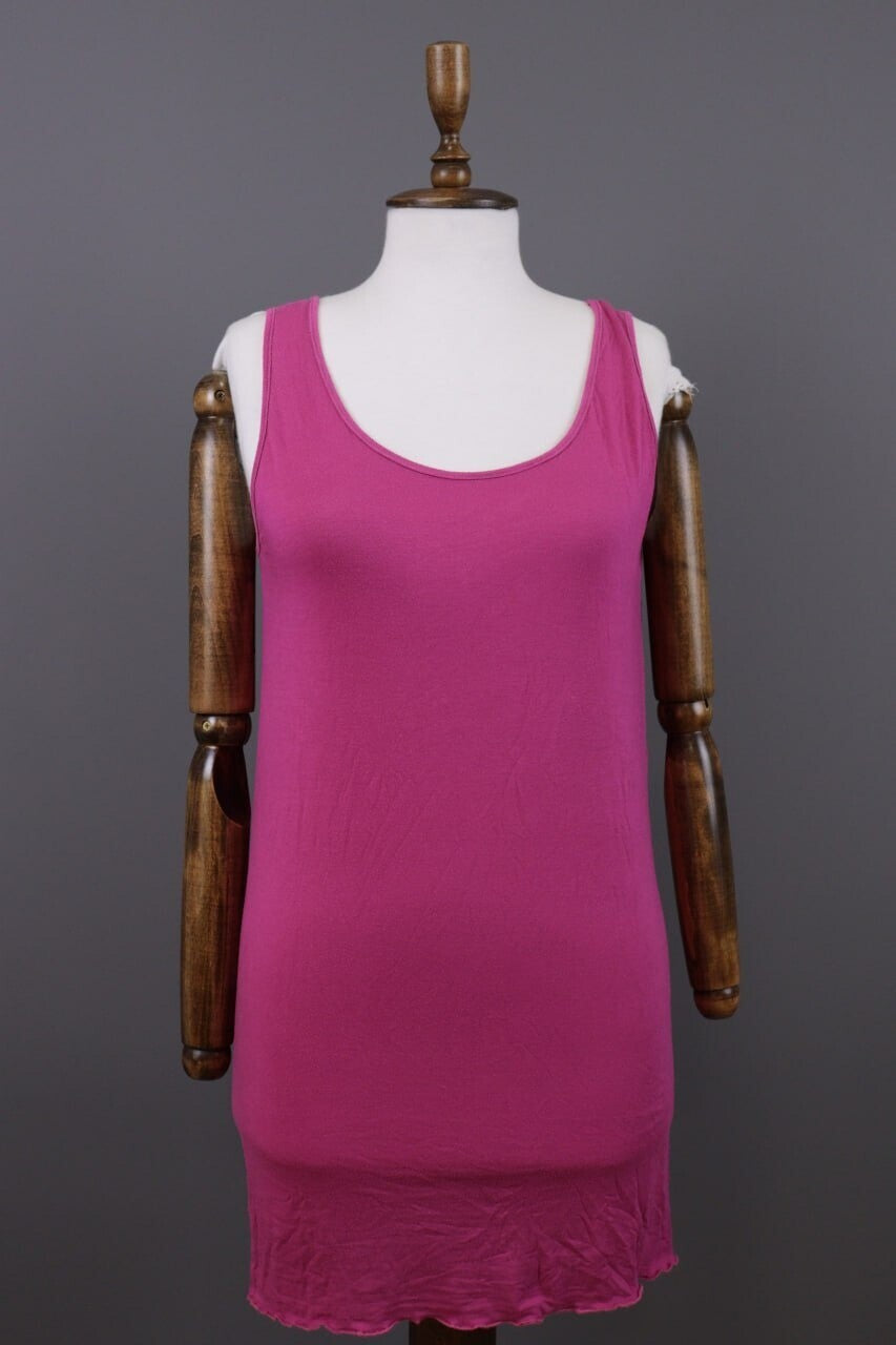 Gudrun Sjoden Pink Bodycon Sleeveless Tunic Blouson Dress – Size M – Used