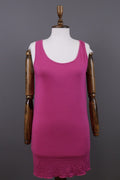 Gudrun Sjoden Pink Bodycon Sleeveless Tunic Blouson Dress – Size M – Used