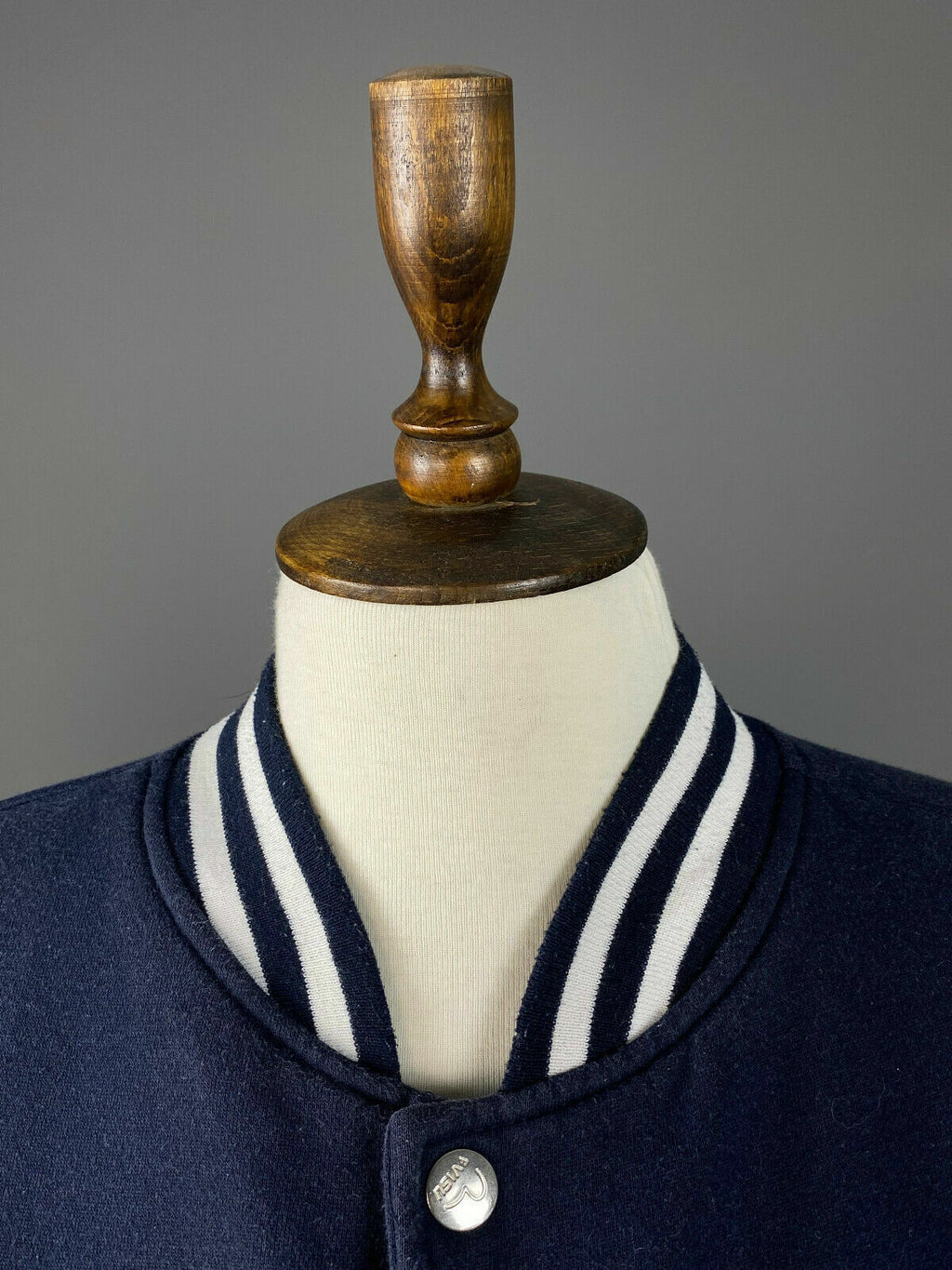 Evisu Limited Custom Made Blue Snap Baseball Jacket – Women's M