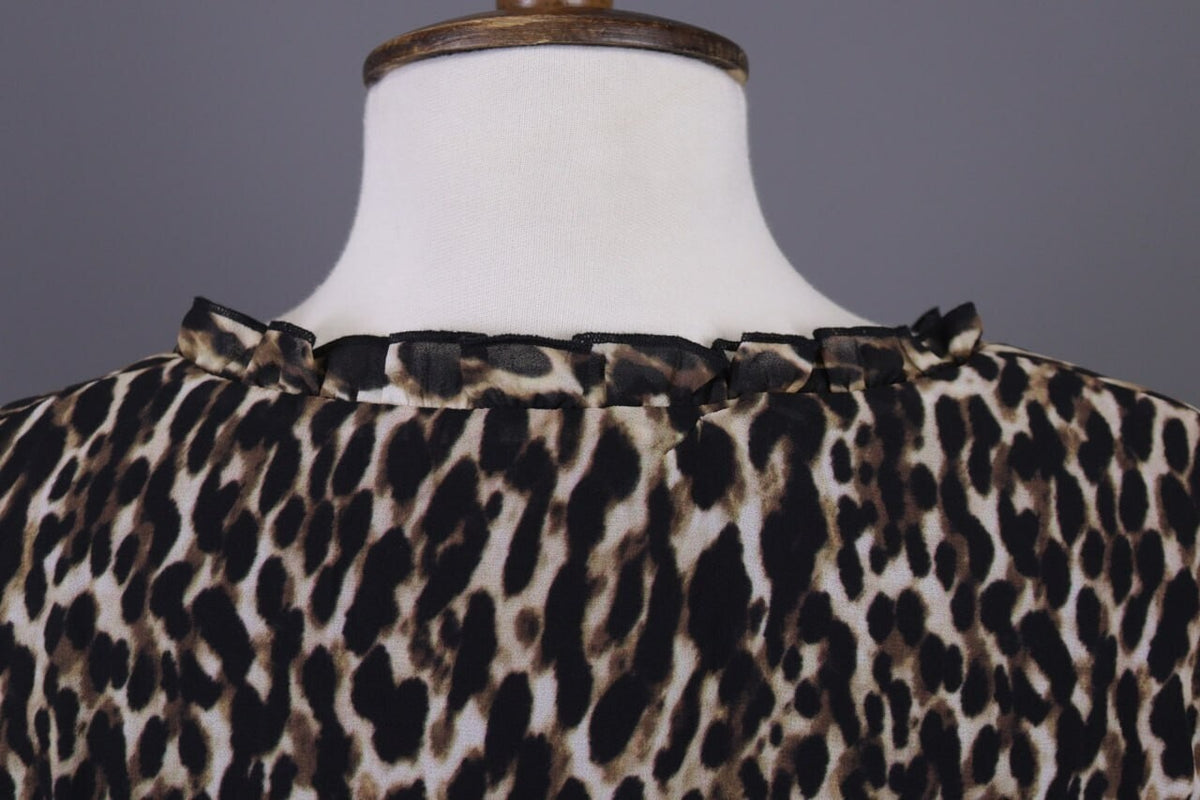 Used True Religion Multicolor Animal Printed V-Neck Summer Evening Midi Dress – Size S