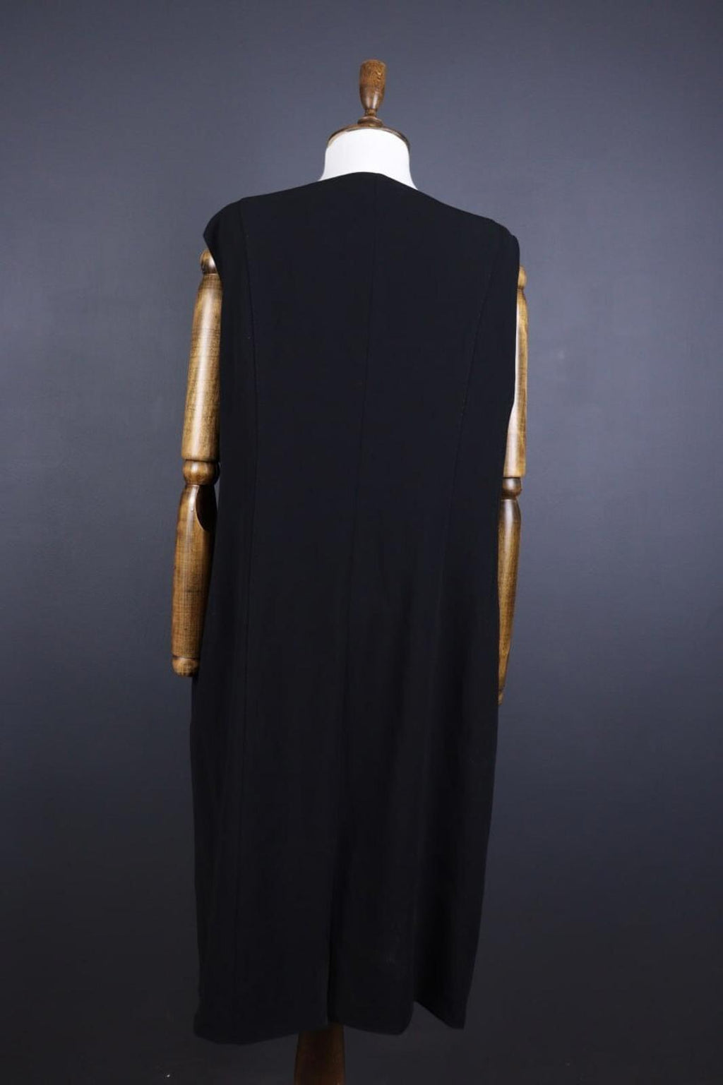MARINA RINALDI Black Evening Sleeveless Tank Long Dress – Size 23