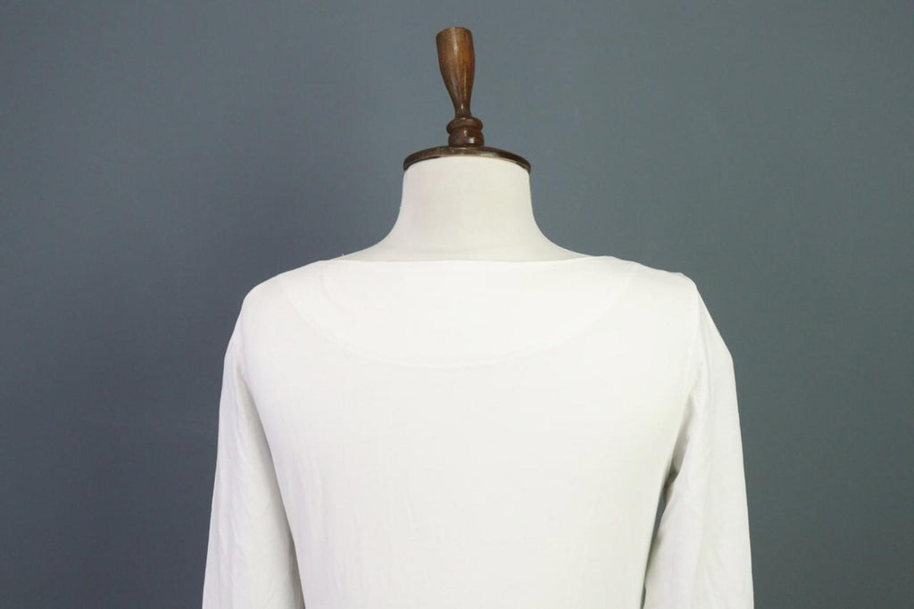 ANNETTE GORTZ White Stretch Long Sleeve Top Blouse – Size S