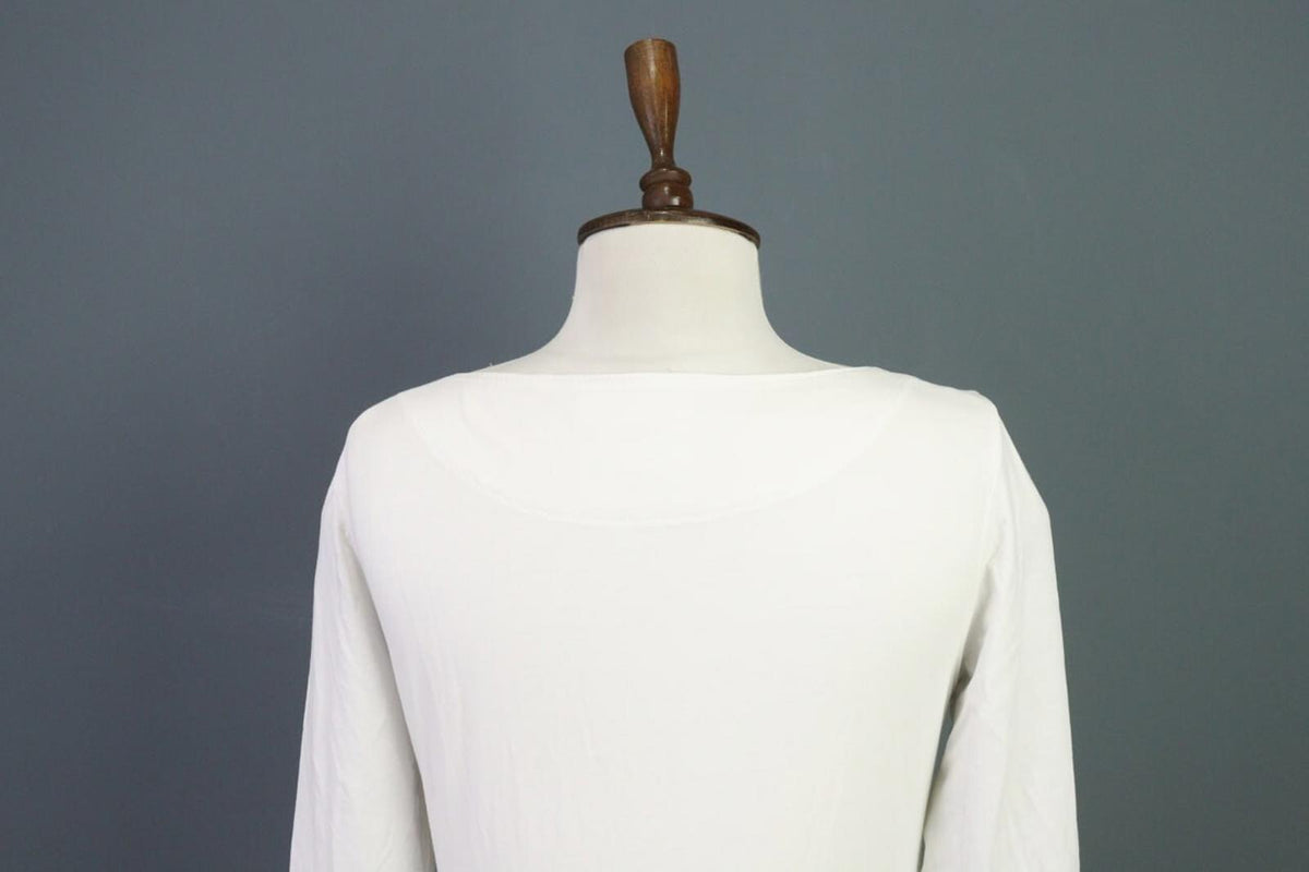 ANNETTE GORTZ White Stretch Long Sleeve Top Blouse – Size S