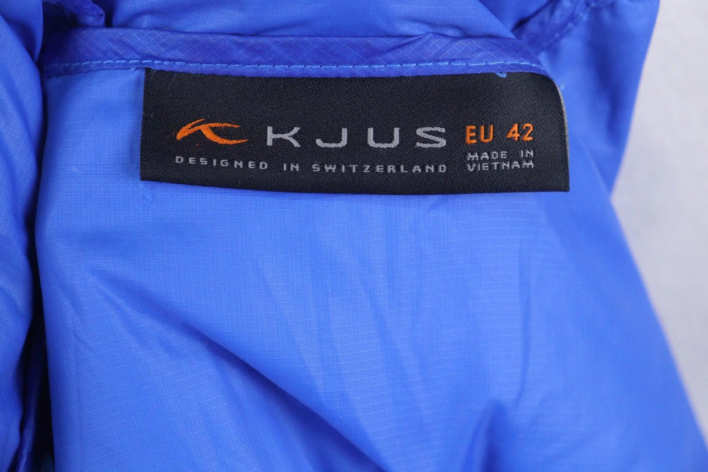 KJUS Systems Freedom Of Movement Blue Full Zip Hooded Ski Jacket – Size 42