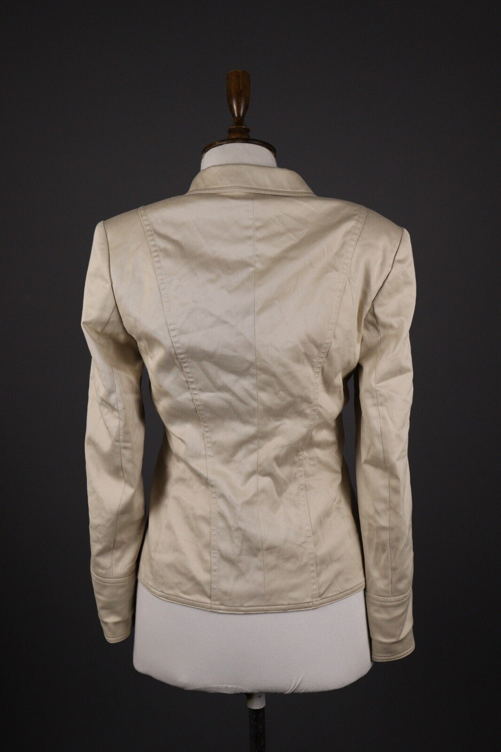Escada Beige Formal Skirt Suit 2 Piece Blazer Jacket – Size 36