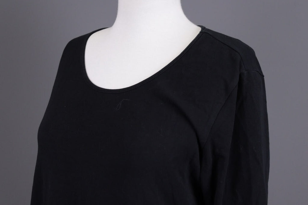 Gudrun Sjoden Black Lagenlook Long Sleeve Relaxed A-Line Dress – Size L