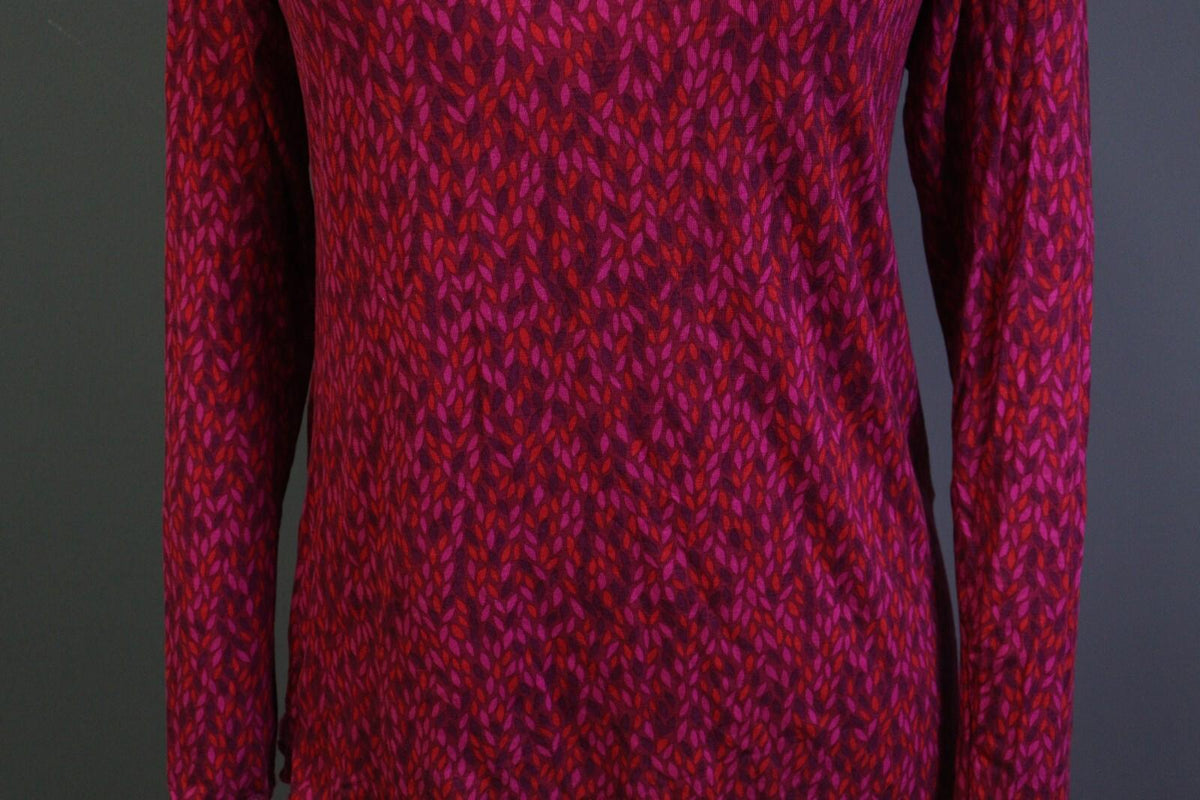 GUDRUN SJODEN Multicolor Floral Long Sleeve Blouse Top Shirt – Size S