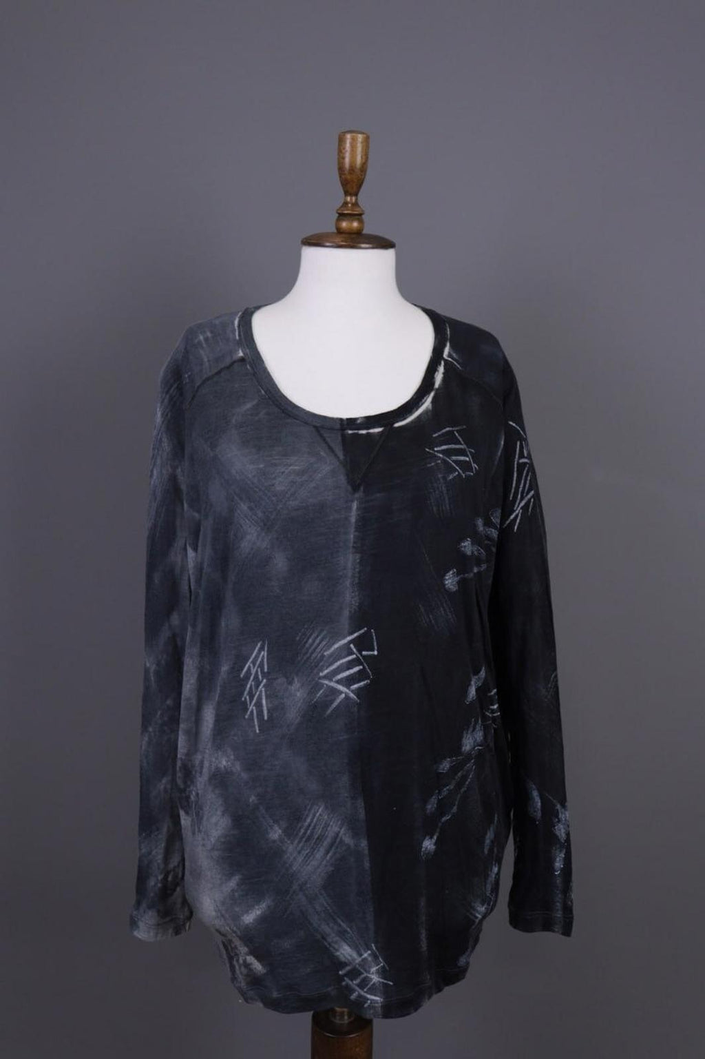 HIGH USE by CLAIRE CAMPBELL Multicolor Printed Wool Long Sleeve Tunic Top – Size S