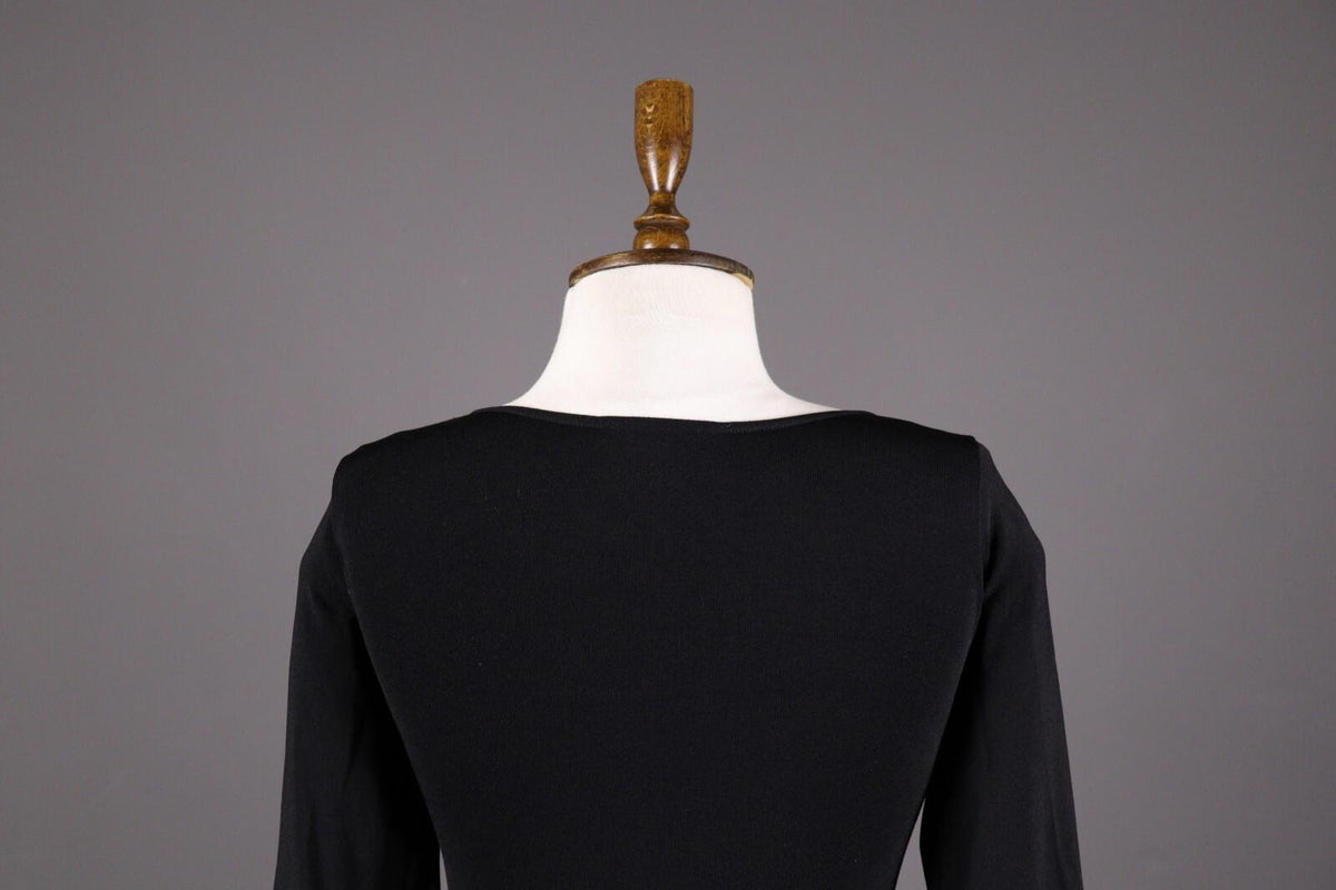 MARITHE FRANCOIS GIRBAUD Black Party Cocktail Evening Bodycon Dress – Size 4