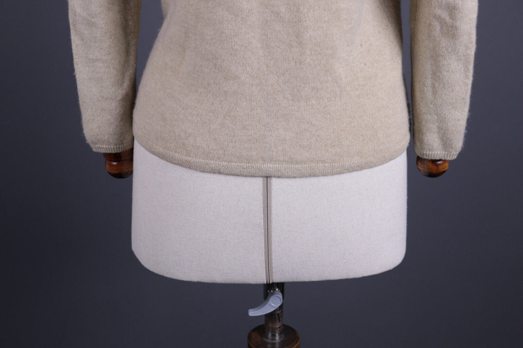 J. Crew Beige Knit 100% Italian Cashmere Soft Sweater – Size XXS
