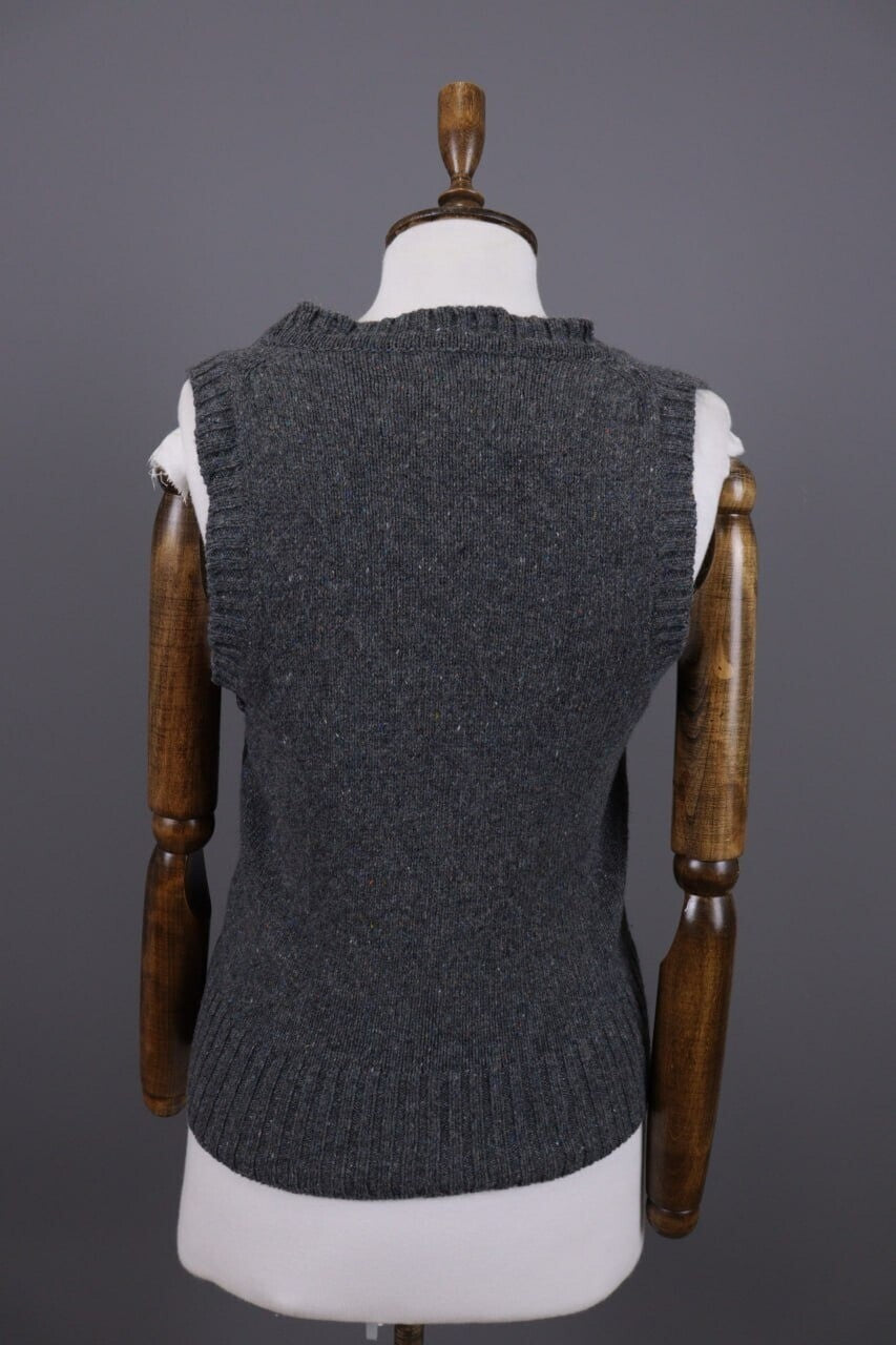 Margaret Howell MHL Japan Gray Knitted Wool Vest – Size 2 / S