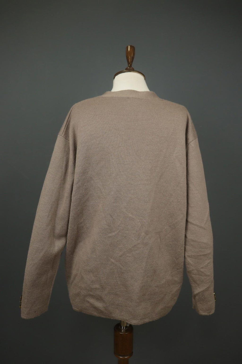 ZADIG & VOLTAIRE Brown Knitted V-Neck Long Sleeve Button Cardigan Sweater M/L