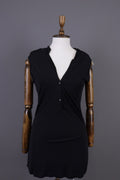Transit Par Such 131 Black Sleeveless Bodycon Tunic Dress – Size 3