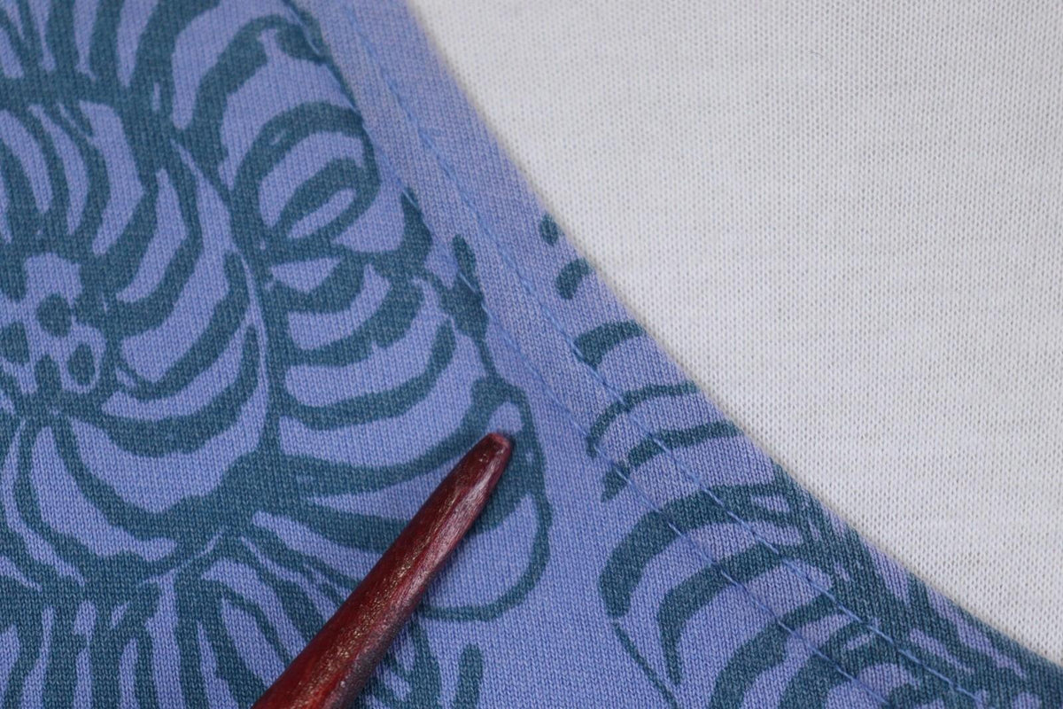 MARIMEKKO Blue Geometric Pattern Long Sleeve Long Maxi Dress – Size XL