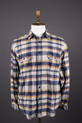 Lacoste Classic Fit Multicolor Check Plaid Flannel Overshirt – Size FR 41 / M / L