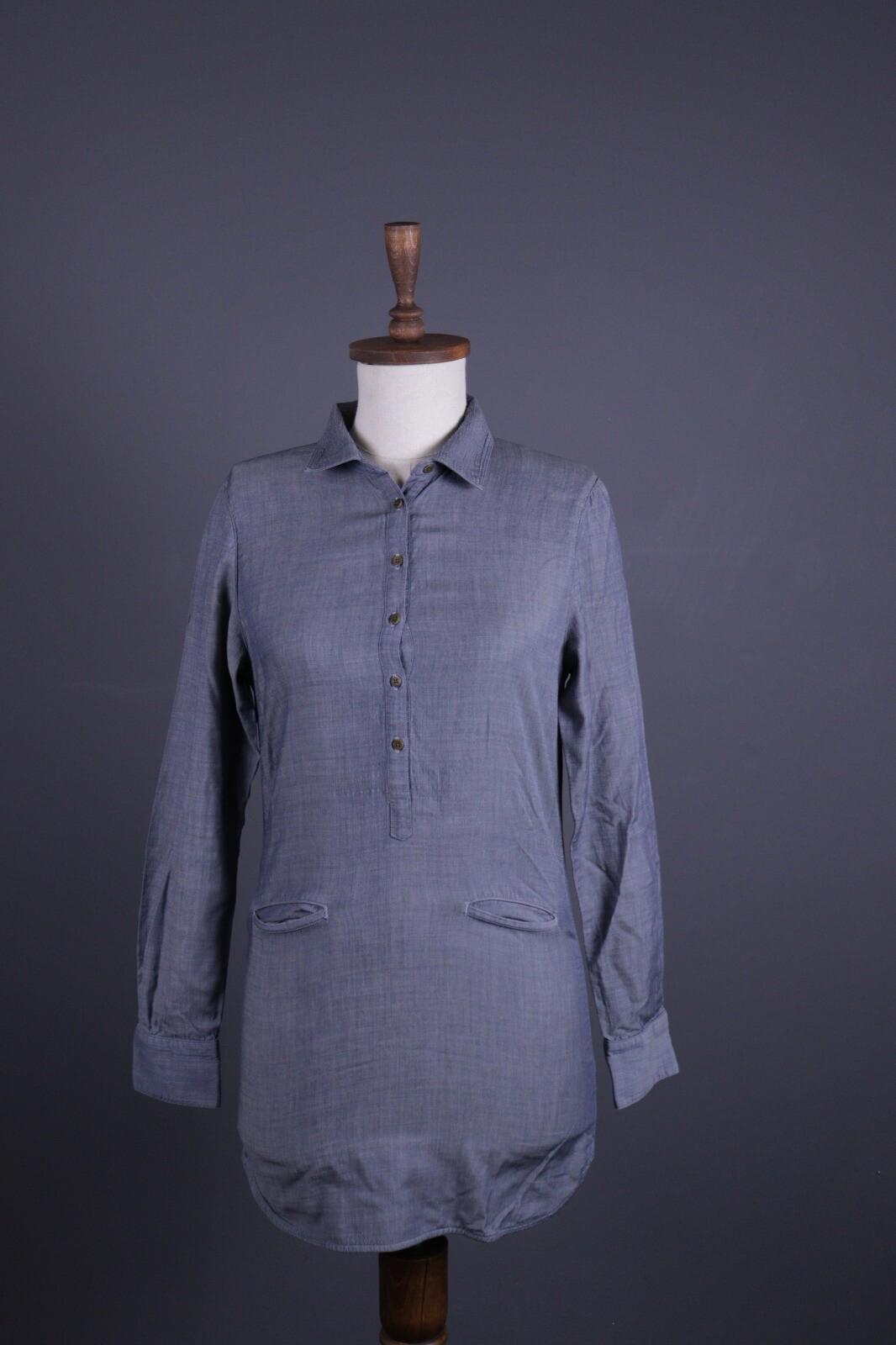 ICEBREAKER Merino Gray Long Sleeve Shirt Dress – Size S – Used