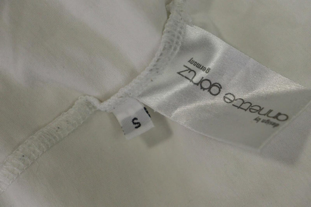 ANNETTE GORTZ White Stretch Long Sleeve Top Blouse – Size S