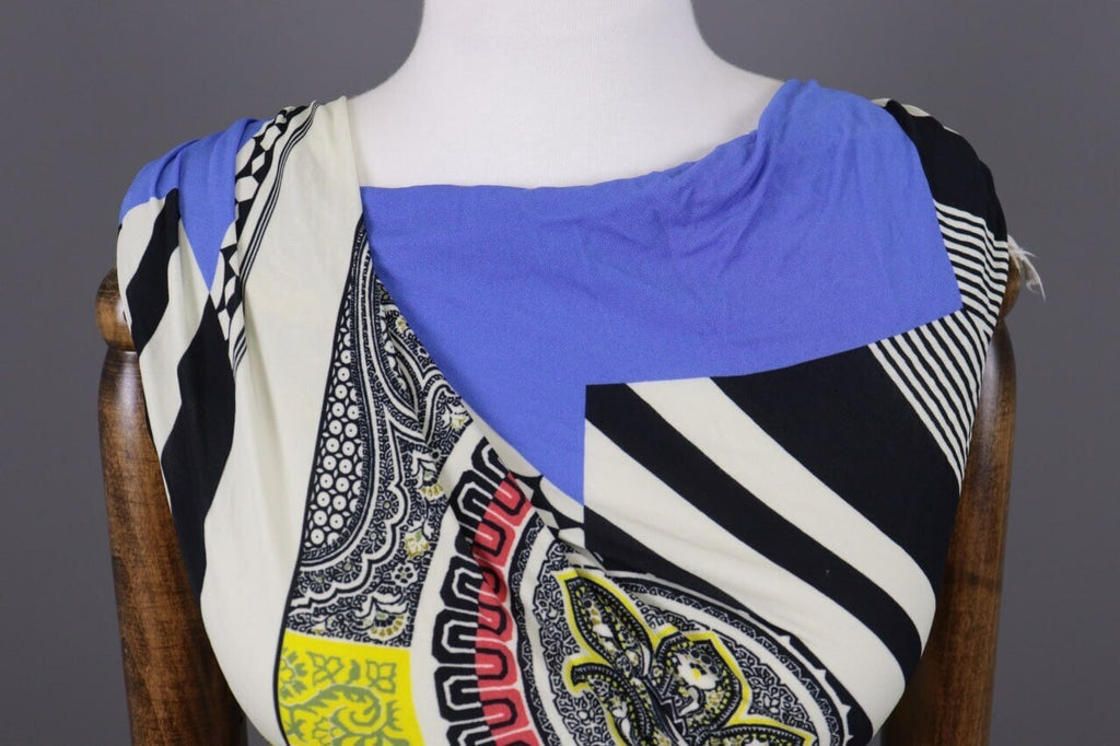 Etro Milano Multicolour Floral Paisley Sleeveless Blouse Top Shirt – Size 40