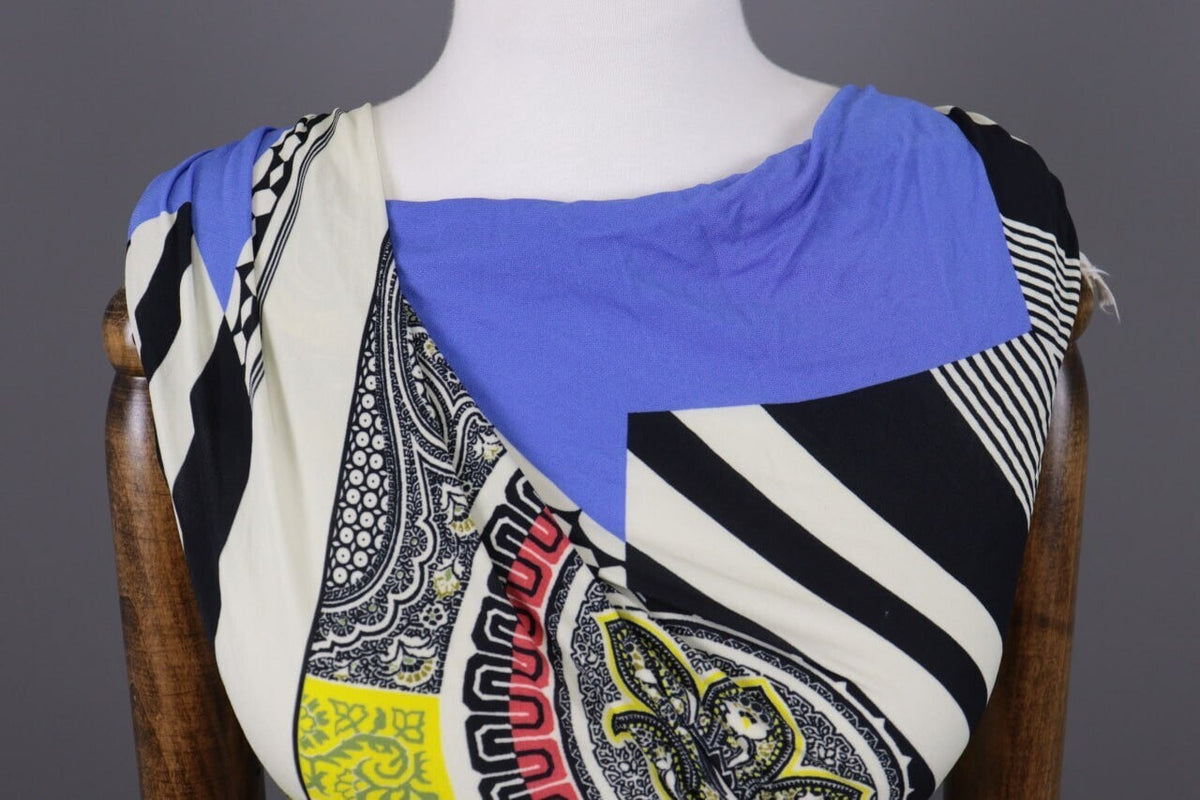 Etro Milano Multicolour Floral Paisley Sleeveless Blouse Top Shirt – Size 40