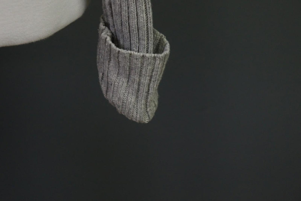 LINDEX Jean Paul Gaultier Gray Turtle Neck Ribbed Sleeve Pullover Sweater – Size L