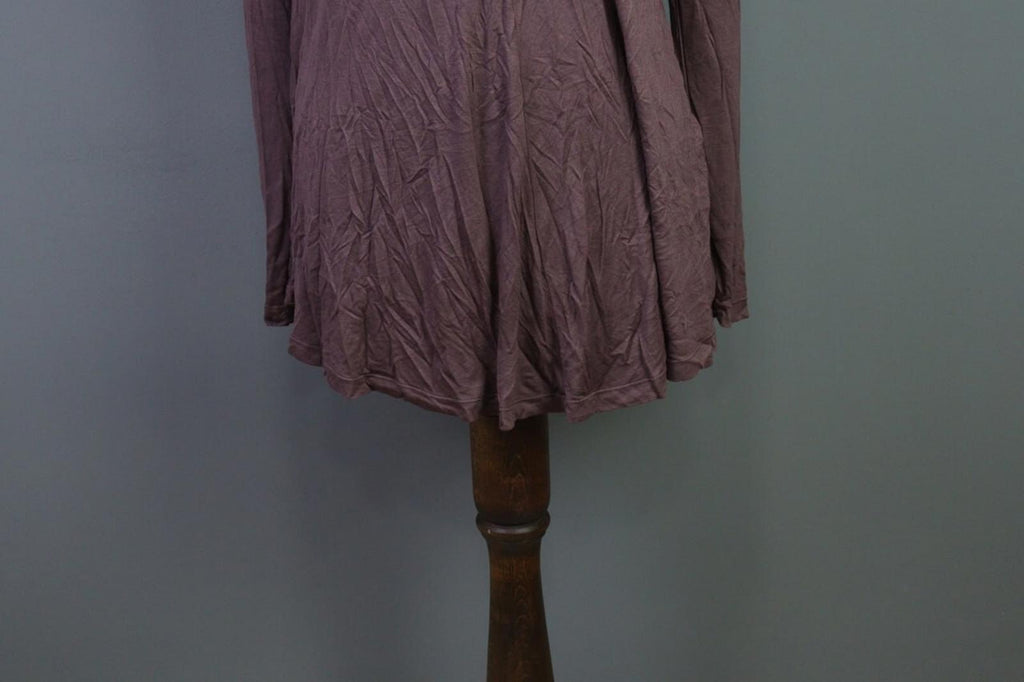 TRANSIT PAR SUCH Brown Button Back Long Sleeve Shirt Tunic – Size 2
