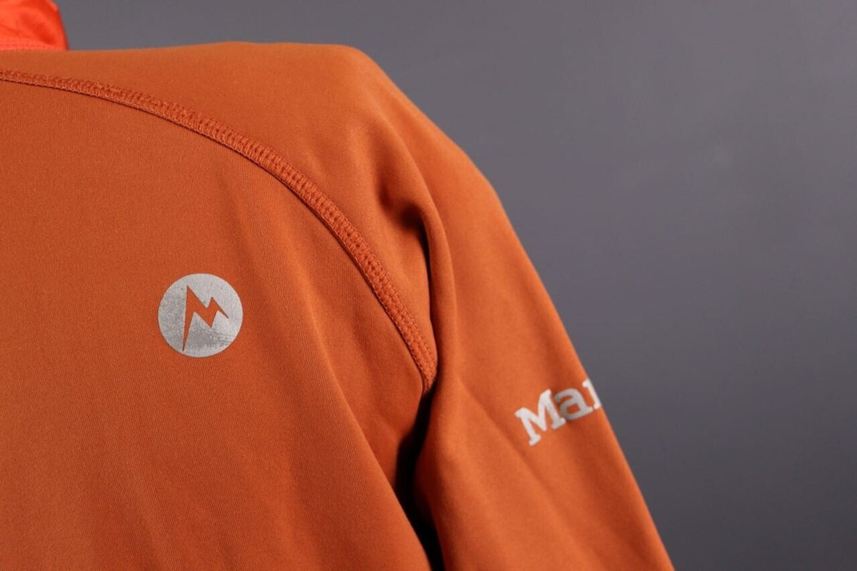 Marmot Orange Full Zip Quilted Outdoor Jacket – Size S