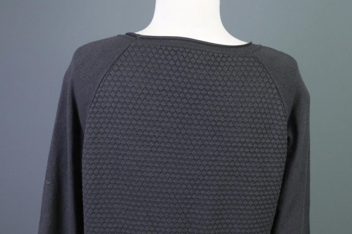 SARAH PACINI Gray Knit Lagenlook Sweater Tunic One Size