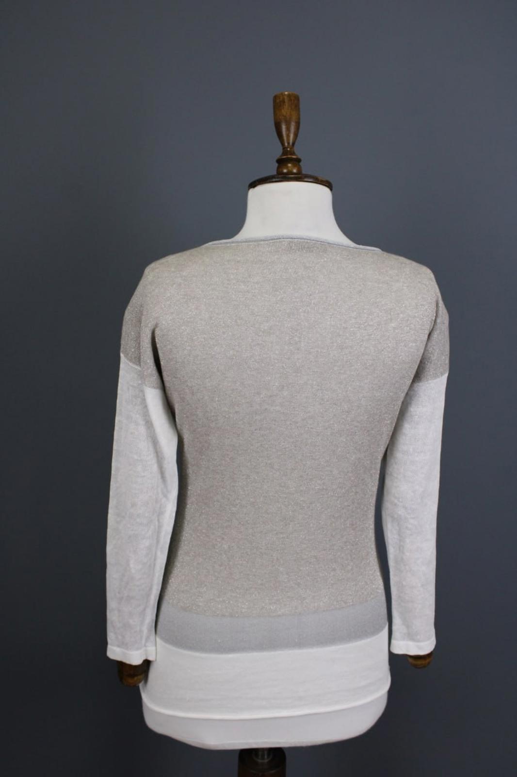 FABIANA FILIPPI Multicolor Crew Neck Long Sleeve Pullover knit Top – Size S/M