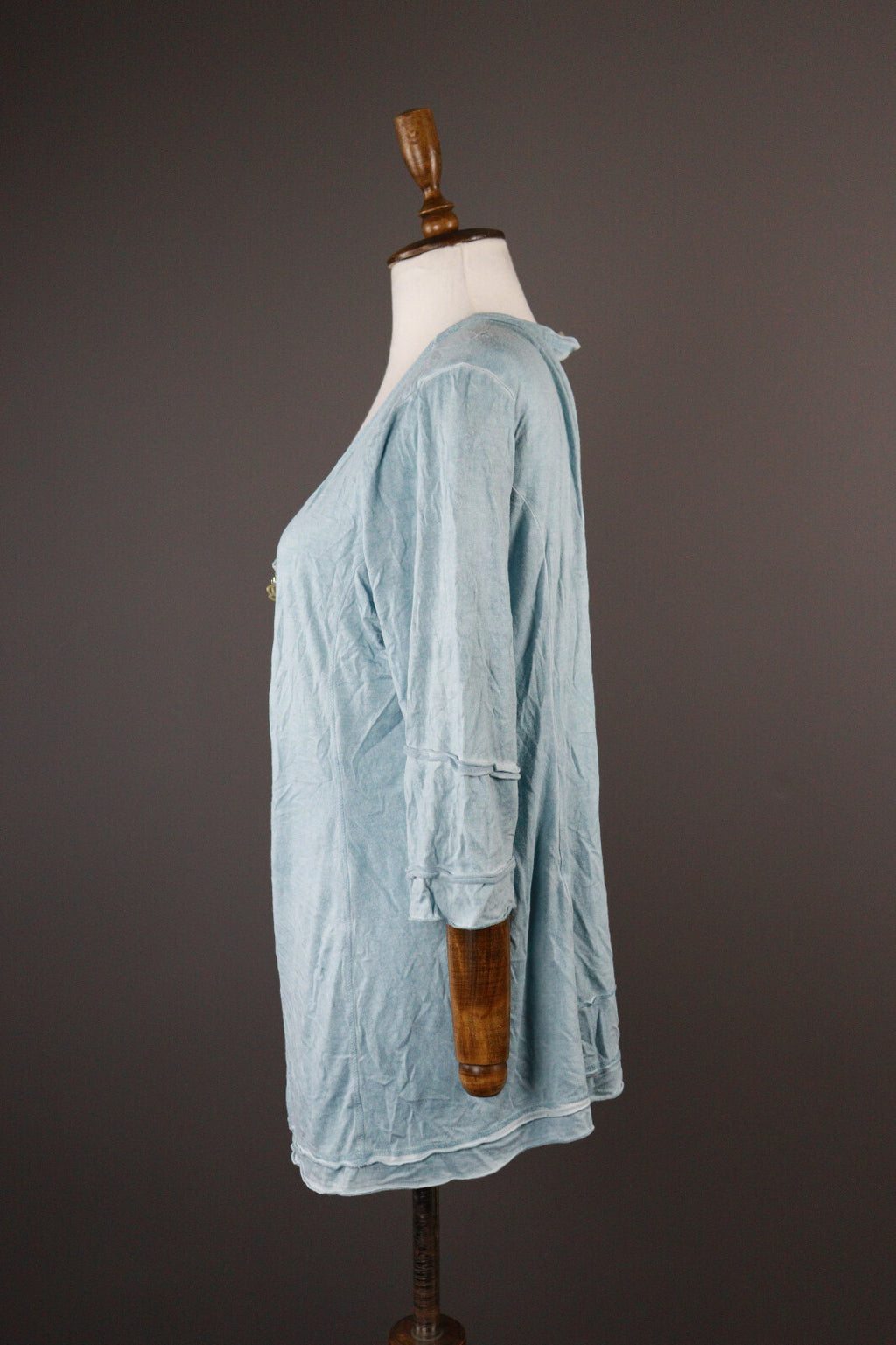 Bottega by Esisa Cavaletti Lagenlook Long Sleeve Blouse Shirt Tunic – Size L