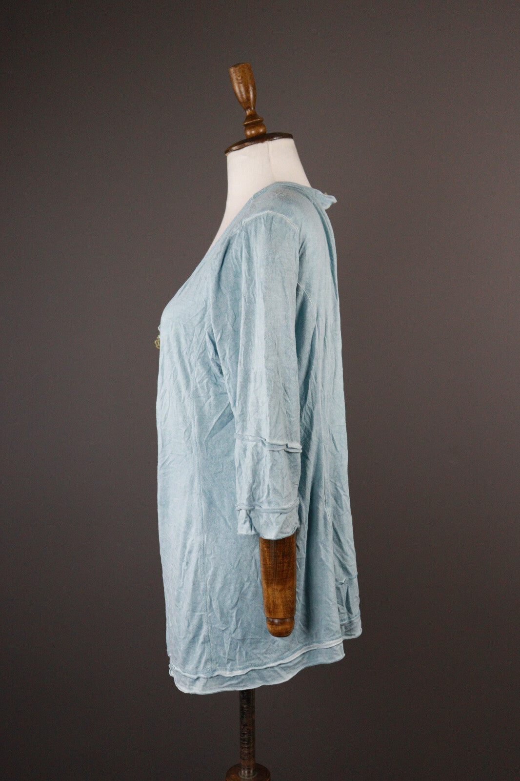 Bottega by Esisa Cavaletti Lagenlook Long Sleeve Blouse Shirt Tunic – Size L