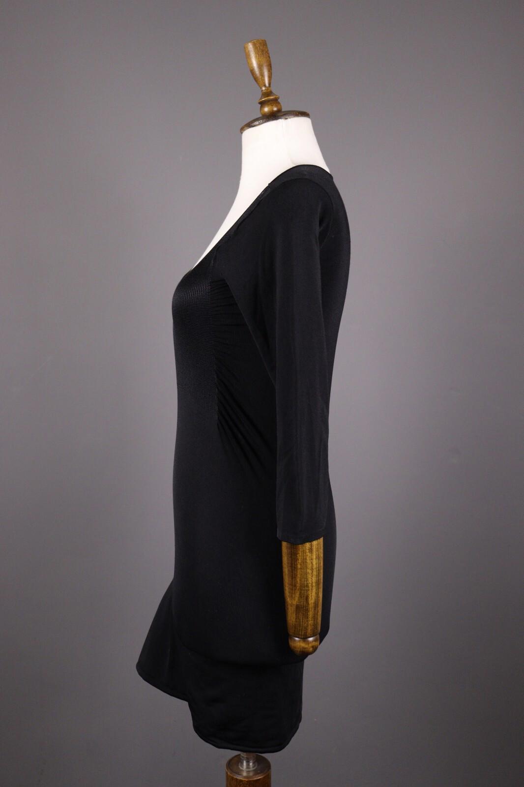 MARITHE FRANCOIS GIRBAUD Black Party Cocktail Evening Bodycon Dress – Size 4