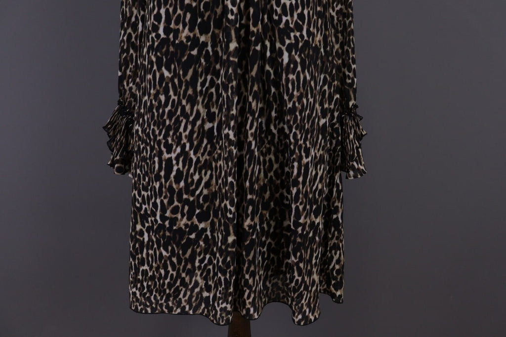 Used True Religion Multicolor Animal Printed V-Neck Summer Evening Midi Dress – Size S
